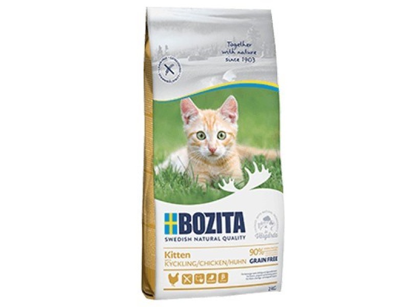Bozita - Kitten Grain free Chicken  2 kg DLZBZTKSK0008 – BOZITA Храна за котки