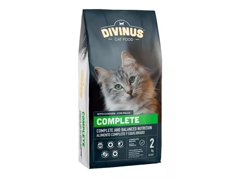 DIVINUS Cat Complete - dry cat food - 2 kg DLKDVIKAS0002 – DIVINUS Храна за котки