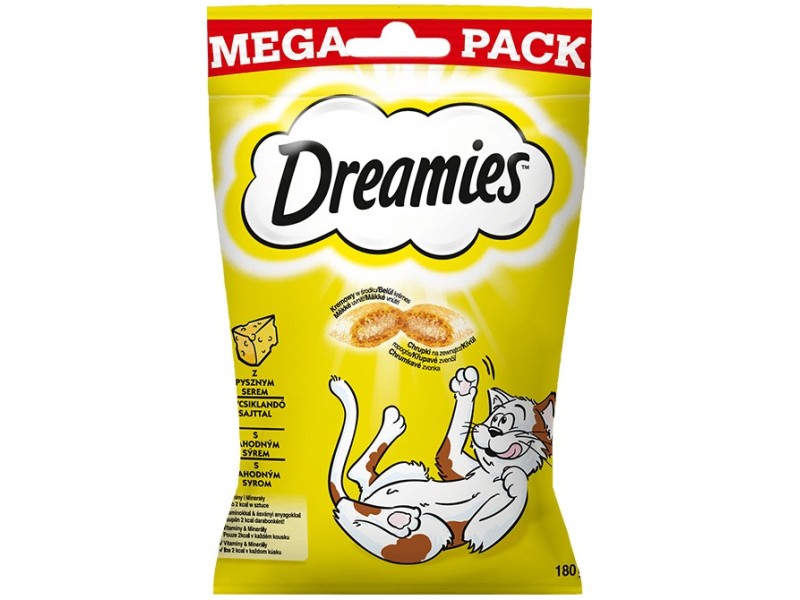 DREAMIES with cheese - cat treats - 180 g DLZDRSKDK0005 – Dreamies Храна за котки