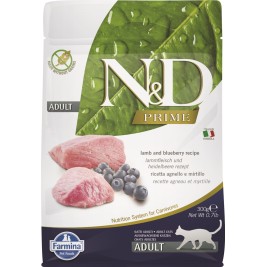 FARMINA N&D Prime Cat Lamb and Blueberry Adult  - dry cat food - 300 g