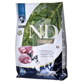 FARMINA N&D Prime Lamb and Blueberry Adult  - dry cat food - 5 kg