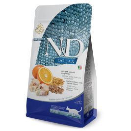Farmina Pet Food N&D Ocean cats dry food 1.5 kg Adult Cod