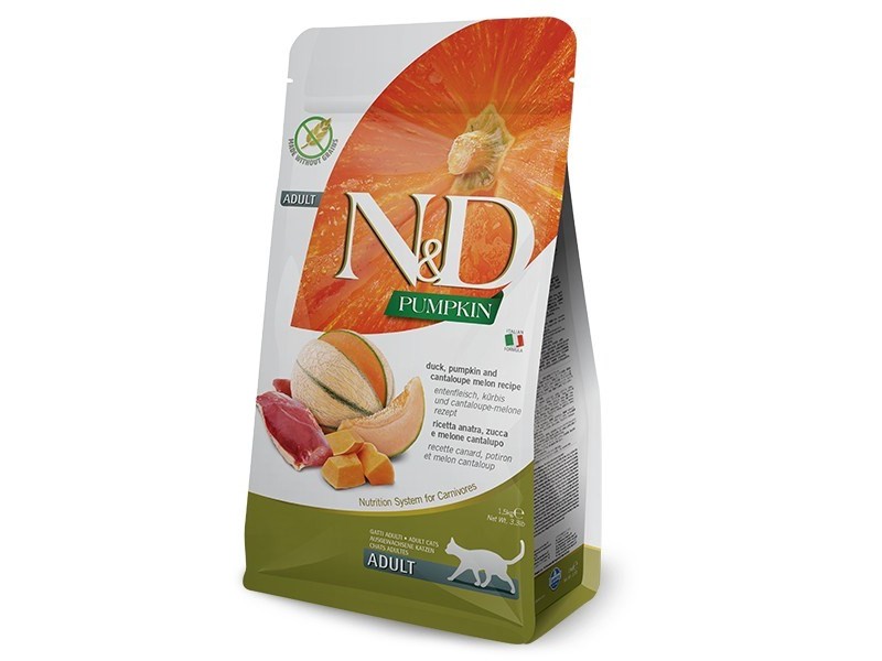 Farmina Pet Food N&D Pumpkin cats dry food 1.5 kg Adult Duck Farmina Pet Food N&D Pumpkin cats dry food 1.5 kg Adult Duck PND0150013 – Farmina Храна за котки
