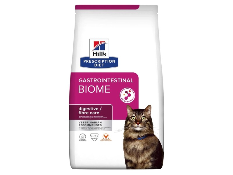 HILLS Feline Digestive fibre care Gastrointestinal Biome - Dry Cat Food - 3 kg DLKHLSKAS0002 – Hills Храна за котки