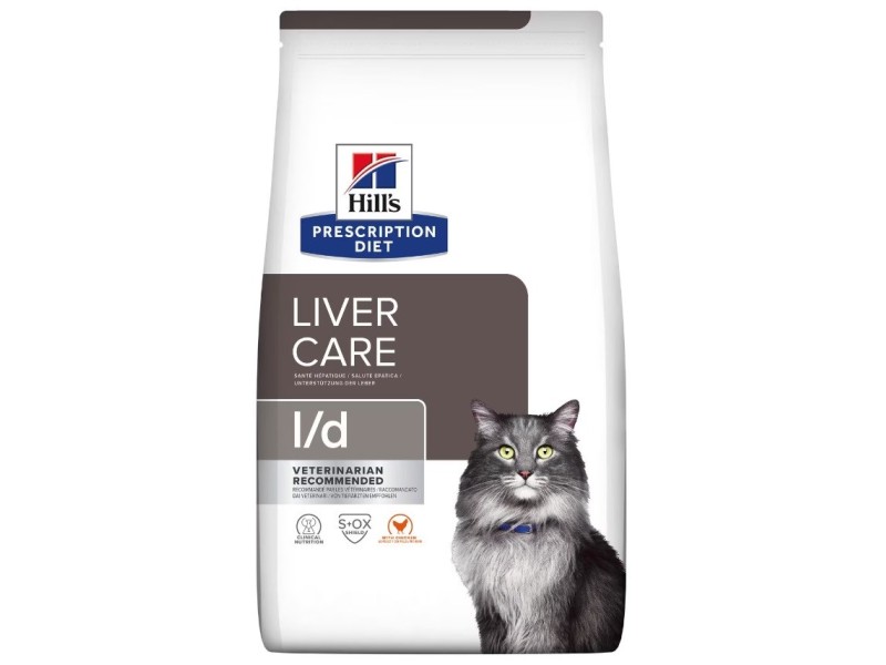 HILLS Prescription Diet Liver Care - dry cat food - 1,5kg DLKHLSKAS0015 – Hills Храна за котки