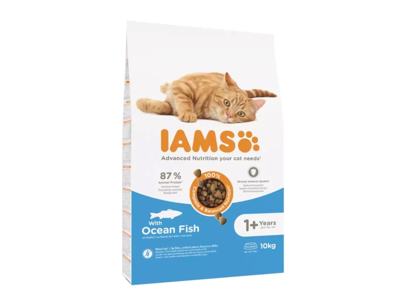 IAMS Advanced Nutrition Cat Adult Ocean Fish - dry cat food - 10 kg DLKIAMKAS0003 – IAMS Храна за котки