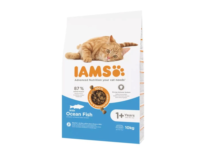 IAMS Advanced Nutrition Cat Adult Ocean Fish - dry cat food - 10 kg DLKIAMKAS0003 – IAMS Храна за котки