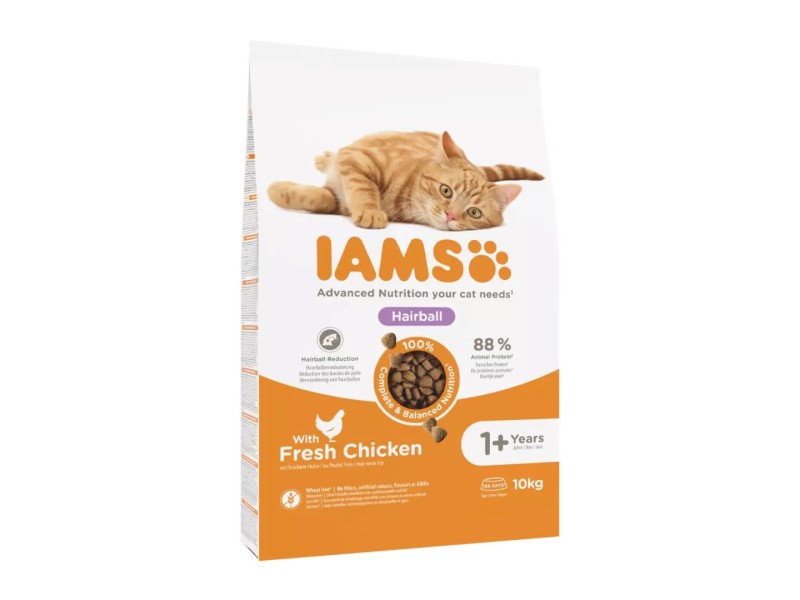 IAMS Advanced Nutrition Hairball Control - dry cat food - 10 kg IAMS Advanced Nutrition Hairball Control - dry cat food - 10 kg DLKIAMKAS0006 – IAMS Храна за котки