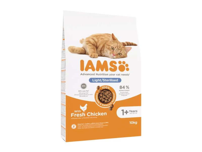 IAMS Advanced Nutrition Light/Sterilised - dry cat food - 10 kg IAMS Advanced Nutrition Light/Sterilised - dry cat food - 10 kg DLKIAMKAS0005 – IAMS Храна за котки