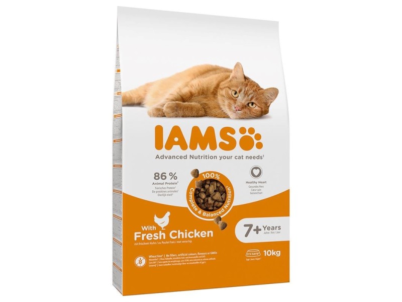 IAMS Advanced Nutrition Senior - cibo secco per gatti - 10 kg DLKIAMKAS0007 – IAMS Храна за котки