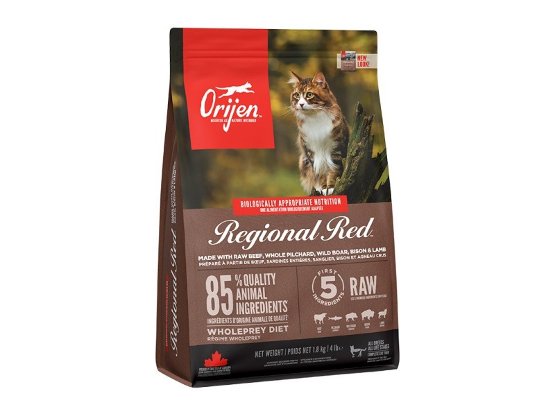 ORIJEN Regional Red Cat - dry cat food - 1.8 kg DLZORJKSK0007 – Orijen Храна за котки