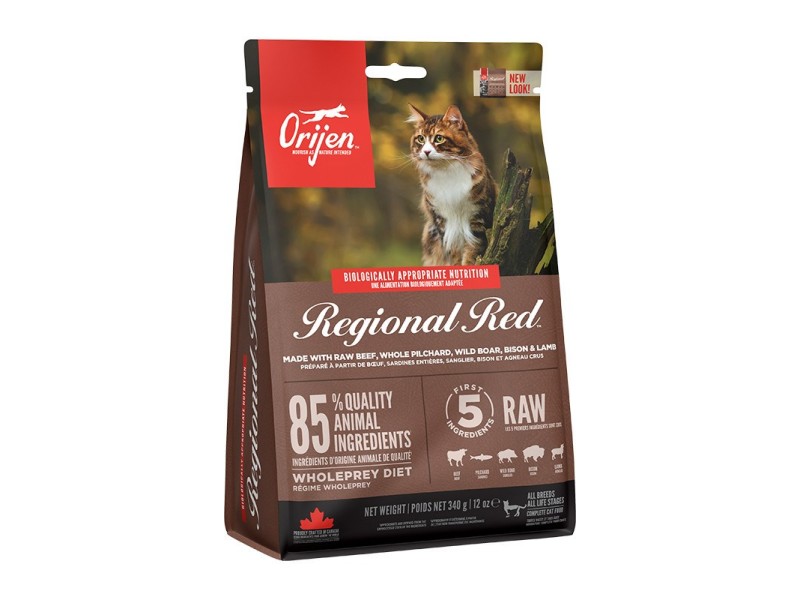 ORIJEN Regional Red Cat - dry cat food - 340 g DLZORJKSK0009 – Orijen Храна за котки