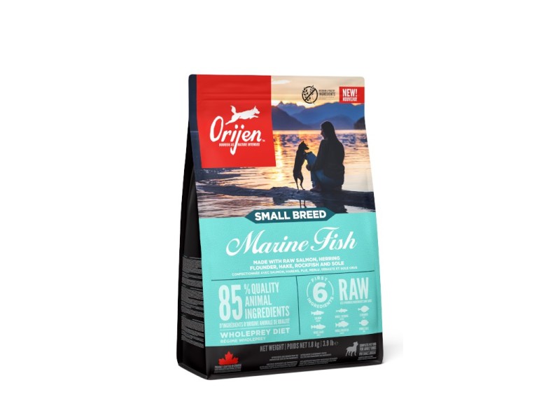 ORIJEN Small Breed Marine Fish - dry dog food - 1,8kg DLKORJKAS0004 – Orijen Храна за котки