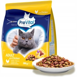 PREVITAL Adult Chicken  dry cat food - 300g