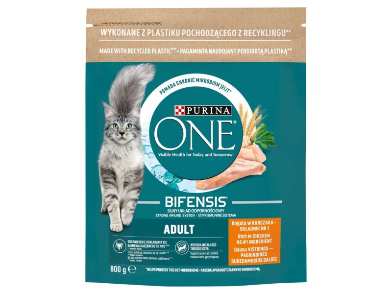 PURINA One Bifensis Adult - dry cat food - 800 g PURINA One Bifensis Adult - dry cat food - 800 g DLKPUIKAS0005 – PURINA NESTLE Храна за котки