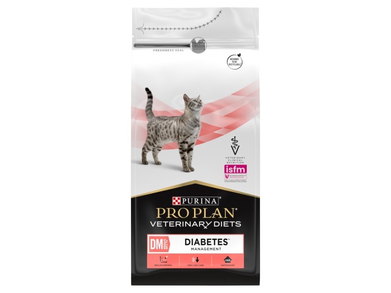 PURINA Pro Plan Veterinary Diets Feline DM St/Ox Diabetes Management - dry cat food - 1,5kg DLZPUIKSK0010 – PURINA NESTLE Храна за котки