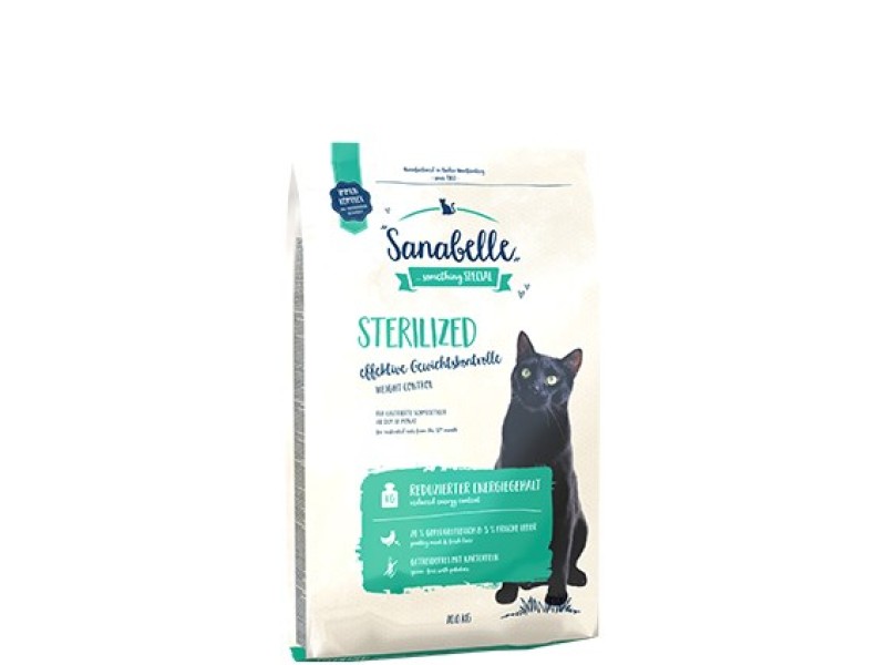 Sanabelle Sterilized cats dry food 10 kg Senior Liver, Poultry AMABEZKAR4071 – BOSCH Храна за котки