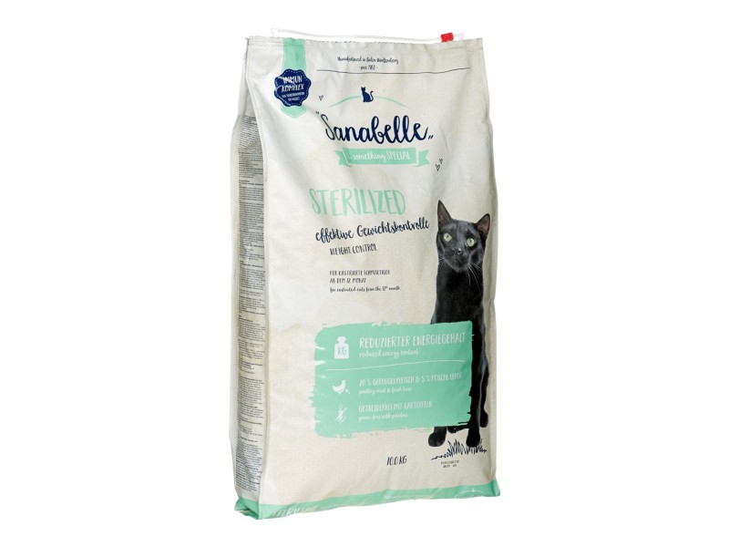 Sanabelle Sterilized cats dry food 10 kg Senior Liver, Poultry AMABEZKAR4071 – BOSCH Храна за котки