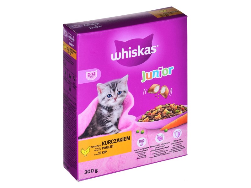 ?Whiskas 5900951014079 cats dry food 300 g Kitten Chicken DLKWHSKAS0003 – whiskas Храна за котки