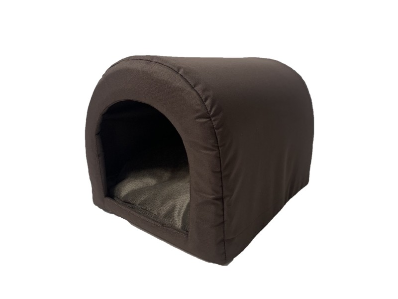 GO GIFT Dog and cat cave bed - brown - 40 x 33 x 29 cm DLKGGFLEG0011 – Go Gift Легла, постелки и къщички