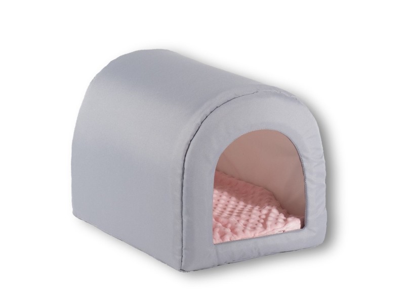 GO GIFT Dog and cat cave bed - light grey - 40 x 33 x 29 cm DLKGGFLEG0006 – Go Gift Легла, постелки и къщички