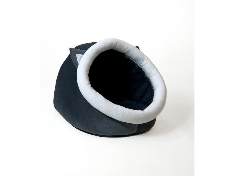 GO GIFT cat bed - graphite-white - 40x45x34 cm DLKGGFLEG0014 – Go Gift Легла, постелки и къщички