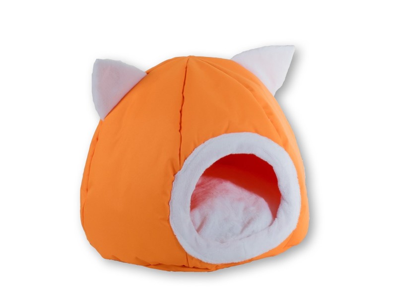 GO GIFT cat bed - orange - 40x40x34 cm DLKGGFLEG0004 – Go Gift Легла, постелки и къщички