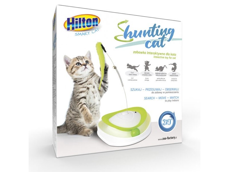HILTON Smart Hunting Cat Zabawka Interaktywna dla kota HILTON Smart Hunting Cat Zabawka Interaktywna dla kota 158-211200-00 – Hilton Играчки за домашни любимци