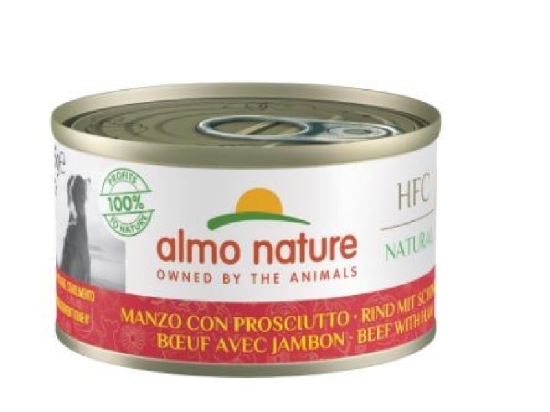 ALMO Nature HFC NATURAL beef and ham - wet dog food - 95 g DLZATUKMP0048 – almo nature Храна за кучета
