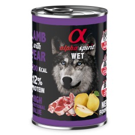 ALPHA SPIRIT WET Lamb with pear - wet dog food - 400g