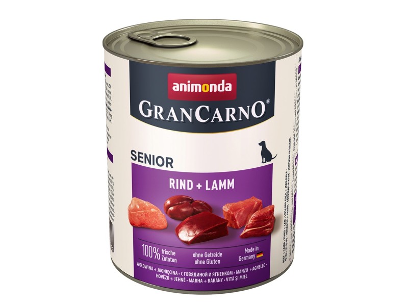 ANIMONDA GranCarno Senior Beef with lamb - Wet dog food - 800 g DLZANMKMP0068 – animonda Храна за кучета