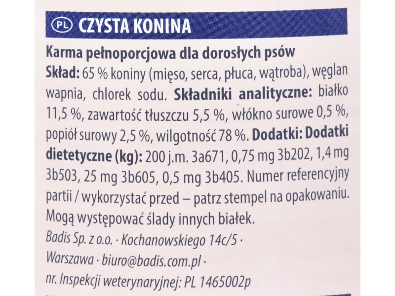 ANIMONDA GranCarno Single Protein flavor: horse meat - 800g can DLZANMKMP0101 – animonda Храна за кучета
