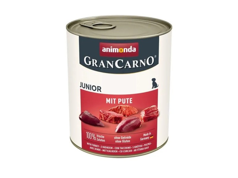 ANIMONDA Grancarno Junior Turkey - Wet dog food - 800 g DLPANMKAM0006 – animonda Храна за кучета