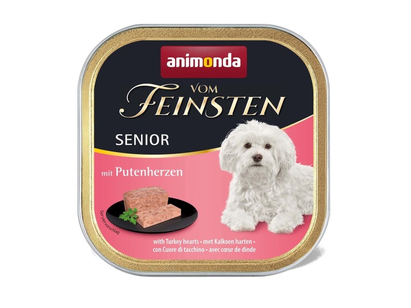 ANIMONDA vom Feinsten Senior Turkey hearts - wet dog food - 150 g DLZANMKMP0125 – animonda Храна за кучета
