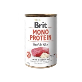 BRIT Mono Protein Beef & Rice - wet dog food - 400g