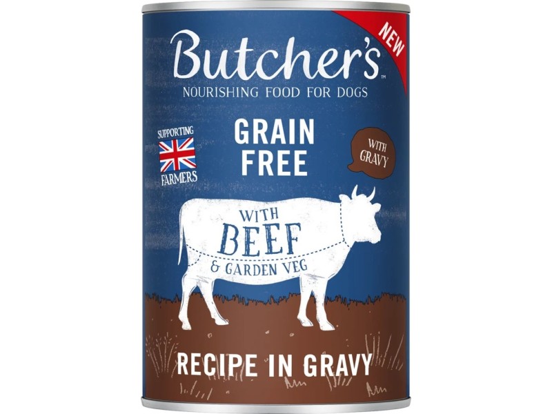 BUTCHERS Original Mega pack mix with vegetables in gravy- wet dog food - 6 x 400g DLPBHRKAM0015 – Butchers Храна за кучета