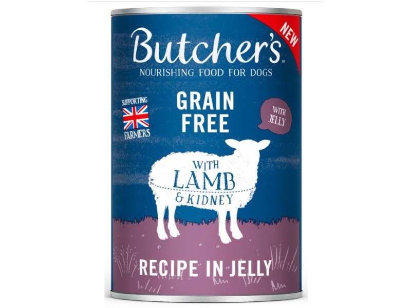 BUTCHERS Original Recipe in Jelly lamb - wet dog food - 400g DLZBHRKMP0059 – Butchers Храна за кучета