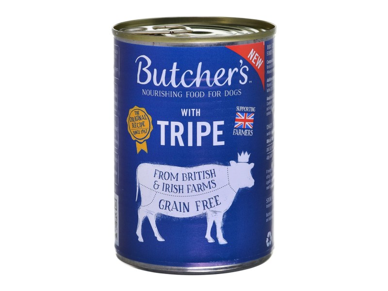 BUTCHERS Original Tripe Mix Rumen Pate - wet dog food - 400g DLZBHRKMP0061 – Butchers Храна за кучета
