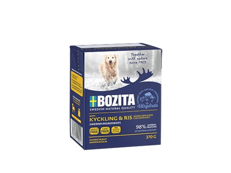 Bozita 4262 dogs moist food Chicken Adult 370 g DLZBZTKMP0005 – BOZITA Храна за кучета