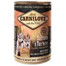 CARNILOVE Into the Wild Salmon&Turkey for Puppies - Wet dog food - 400 g