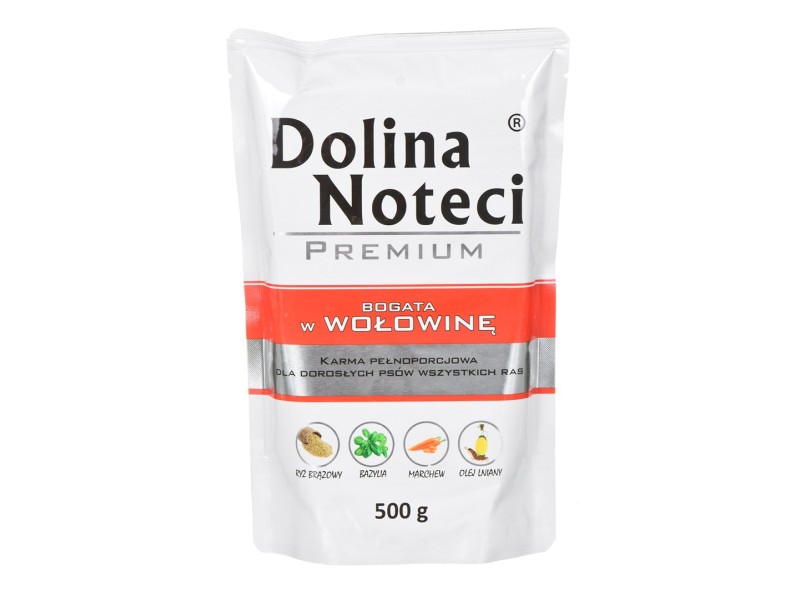 DOLINA NOTECI Premium Rich in beef - Wet dog food - 500 g AMABEZKAR3251 – DOLINA NOTECI Храна за кучета