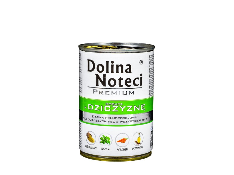 DOLINA NOTECI Premium Rich in game - wet dog food - 400 g AMABEZKAR3252 – DOLINA NOTECI Храна за кучета