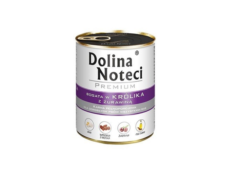 DOLINA NOTECI Premium Rich in rabbit with cranberries - Wet dog food - 800 g AMABEZKAR2913 – DOLINA NOTECI Храна за кучета