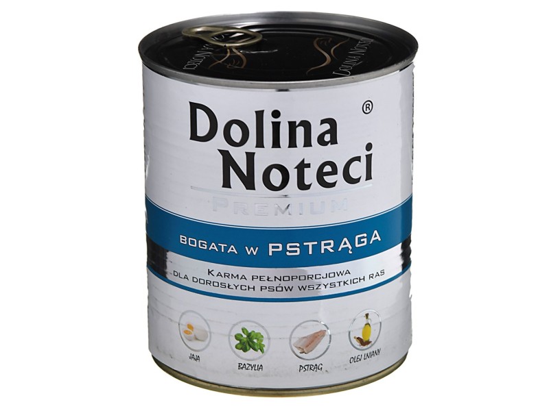 DOLINA NOTECI Premium Rich in trout - wet dog food - 800 g DLZDNTKMP0159 – DOLINA NOTECI Храна за кучета