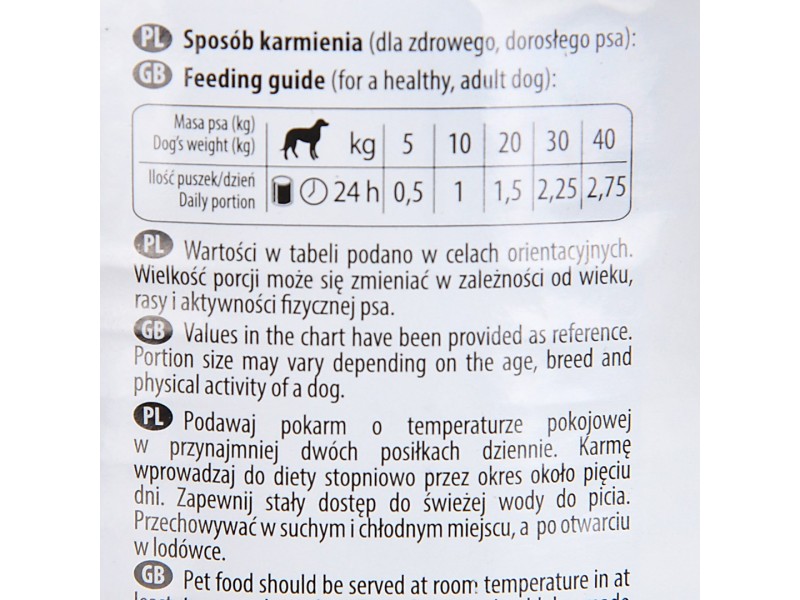 DOLINA NOTECI Premium Rich in trout - wet dog food - 800 g DLZDNTKMP0159 – DOLINA NOTECI Храна за кучета