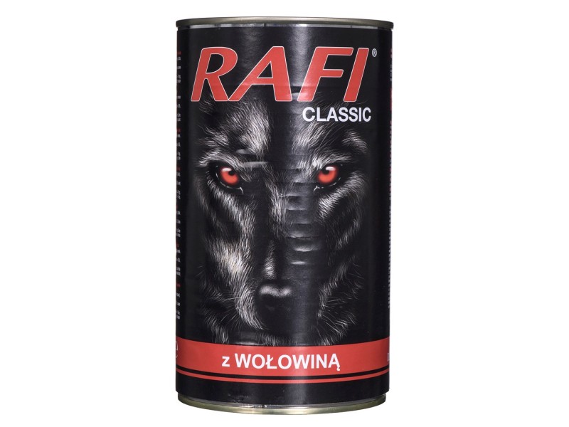 DOLINA NOTECI Rafi Classic with beef - Wet dog food 1240 g DLZDNTKMP0100 – DOLINA NOTECI Храна за кучета