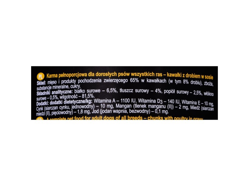 DOLINA NOTECI Rafi Classic with poultry - wet dog food - 1240g DLZDNTKMP0132 – DOLINA NOTECI Храна за кучета