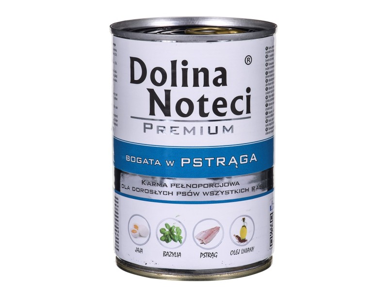Dolina Noteci Premium Trout - wet dog food 400 g AMABEZKAR3243 – DOLINA NOTECI Храна за кучета