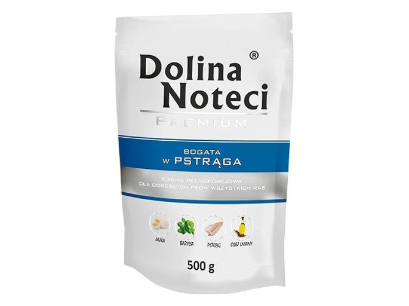 Dolina Noteci Premium rich in trout - wet dog food - 500g AMABEZKAR3246 – DOLINA NOTECI Храна за кучета
