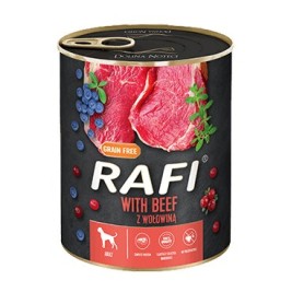 Dolina Noteci Rafi Wet dog food with beef, blueberries and cranberries - 800g